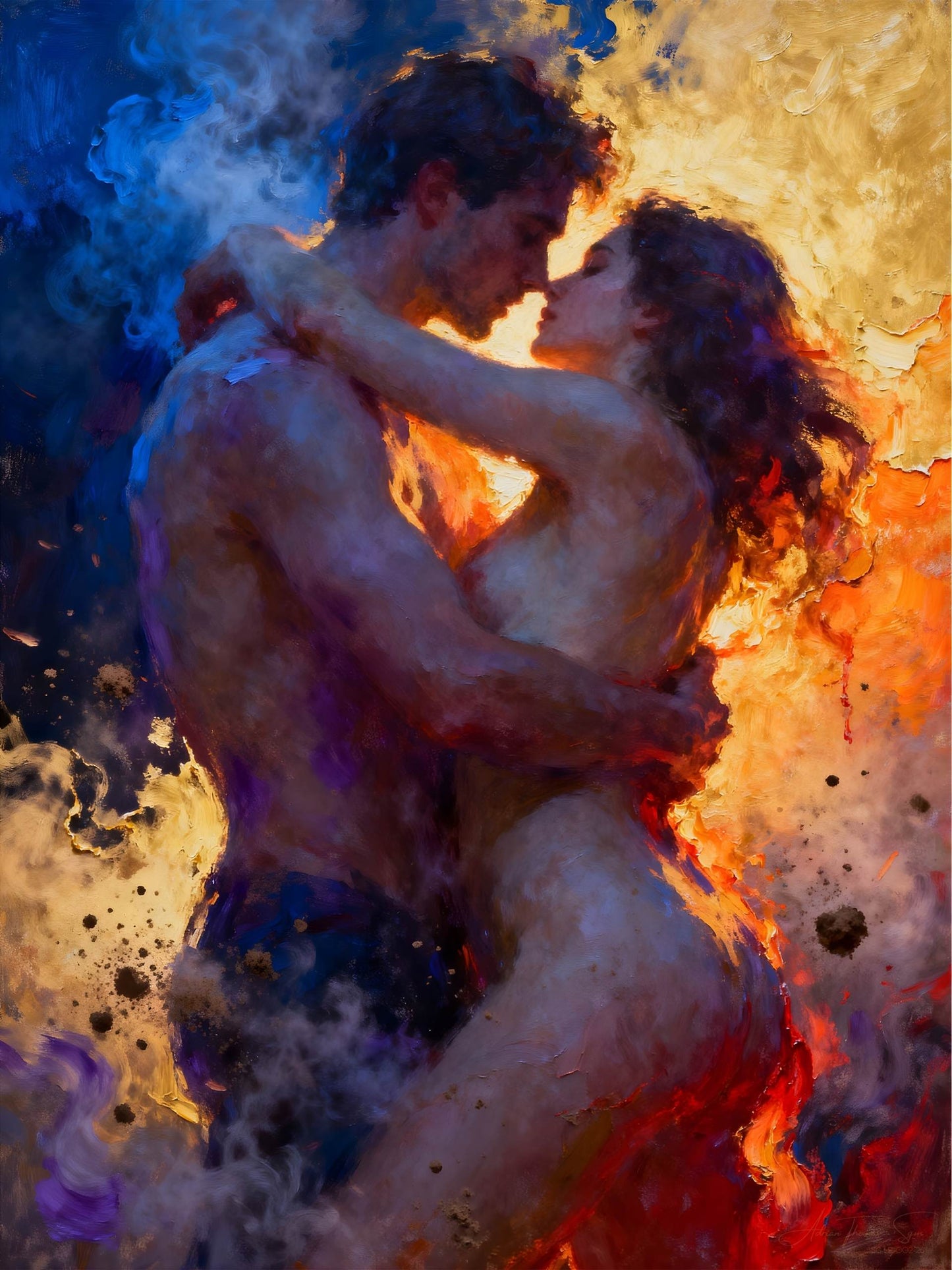 El Altar de la Carne - Lienzo premium 3:4 60x80cm - Master kit