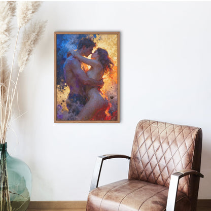 Arte digital premium para adornar espacios o paredes blancas de oficinas, estudios, salas.