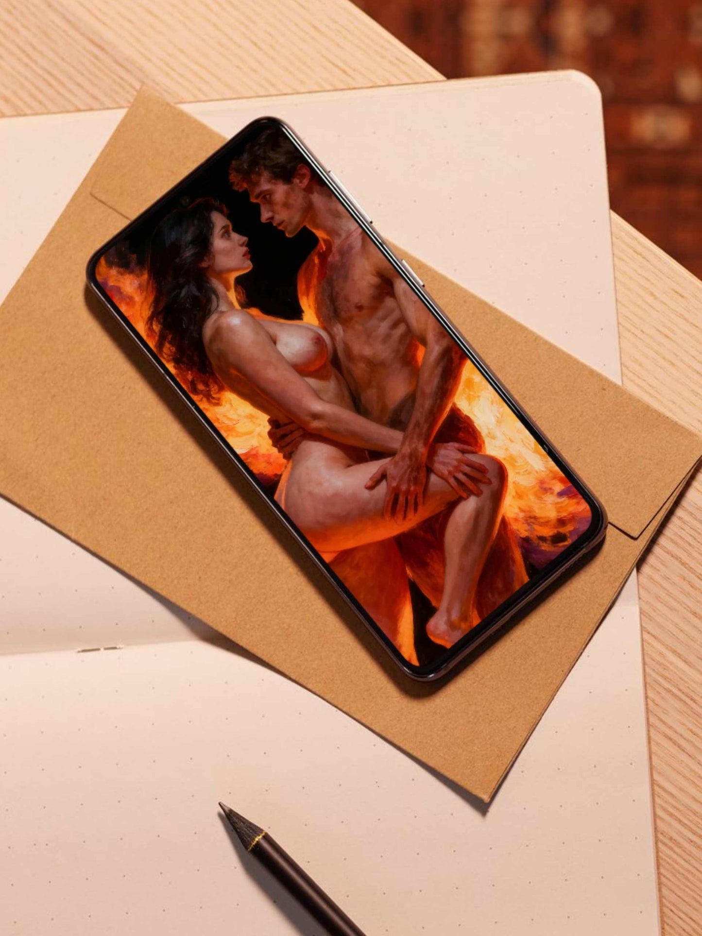 EL Ardor es un lienzo coleccionable de alta calidad. Arte de autor para implementar como fondo de pantalla o protector de pantalla de dispositivos móviles o tablets. Apple, Ipads, Android, iphone, iOs.