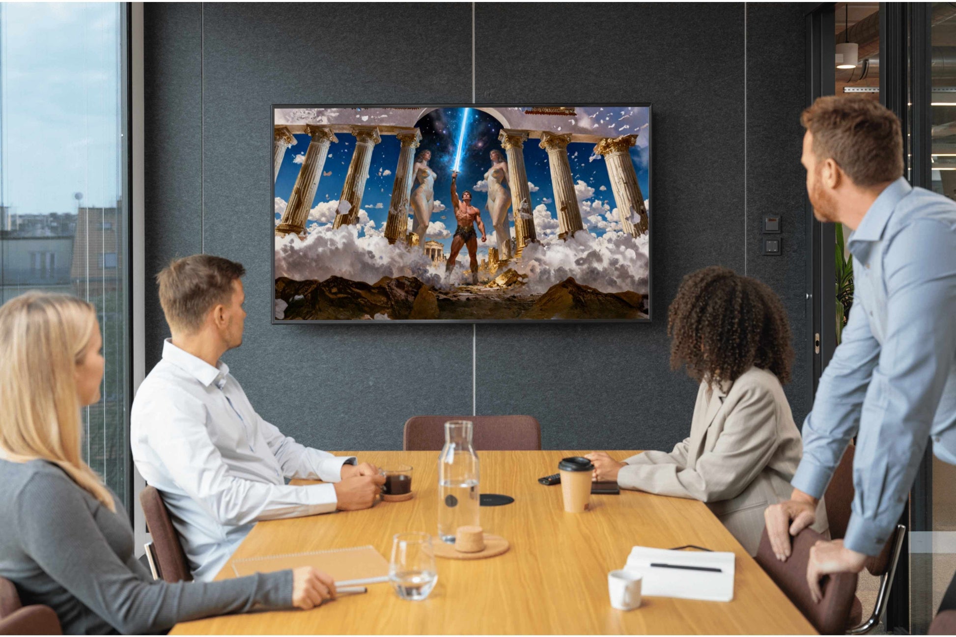 El oráculo dorado, es un lienzo coleccionable de alta calidad. Arte de autor para implementar como fondo de pantalla o protector de pantalla de televisores inteligente, smart tv´s. Apple Tv, Android, iOs, LG, Sony, Panasonic, Samsung, Amazon Tv, Amazon Fire.