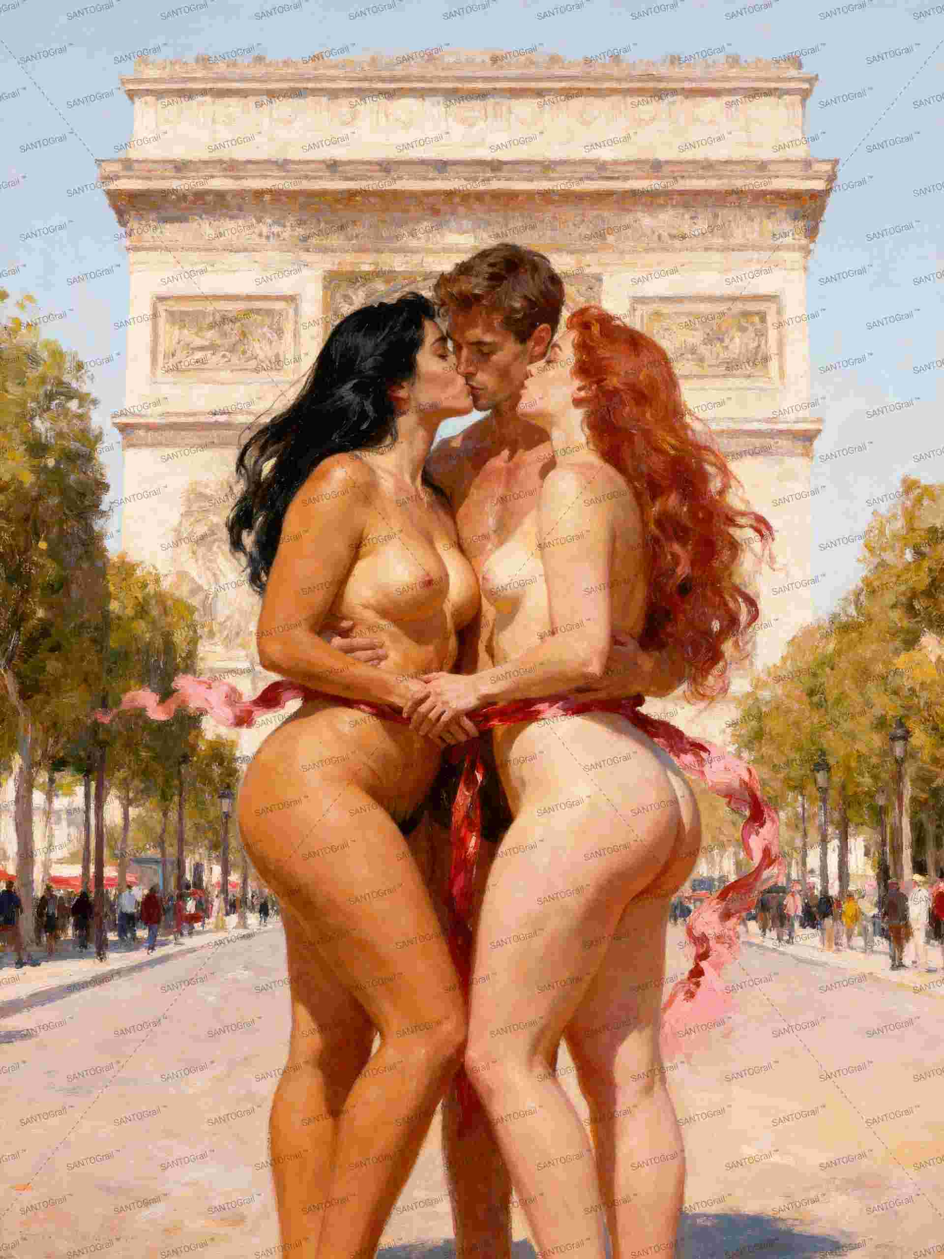 el triunfo del deseo, es un lienzo coleccionable de alta calidad para imprimir. Lienzo digital para enmarcar y adornar salas o estudios en paredes blancas. Pieza de colección. Arte de autor.
