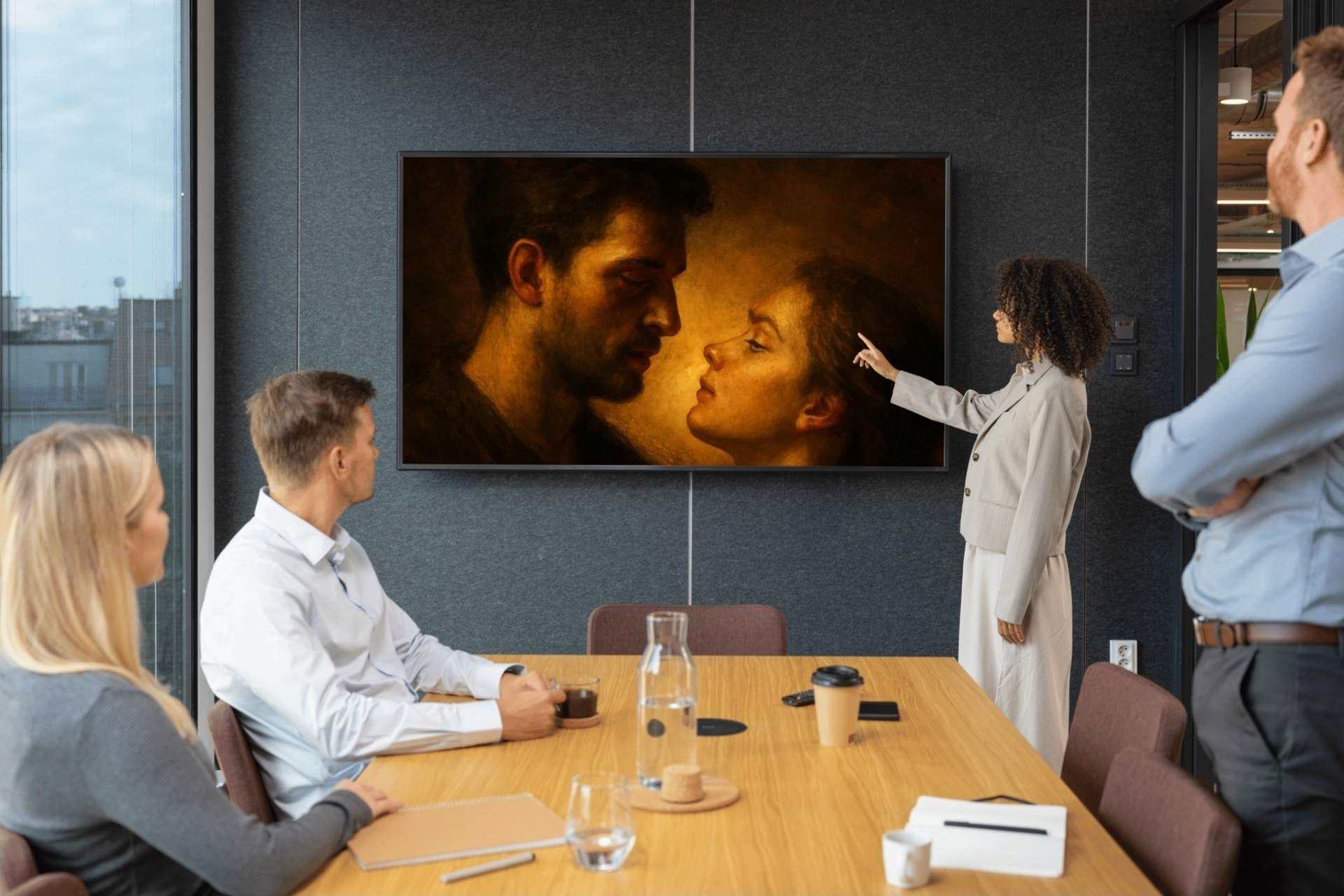 El Umbral. Lienzo digital de alta gama, premium para uso de wallpaper o fondos de pantalla en televisores inteligentes, smart tv´s.