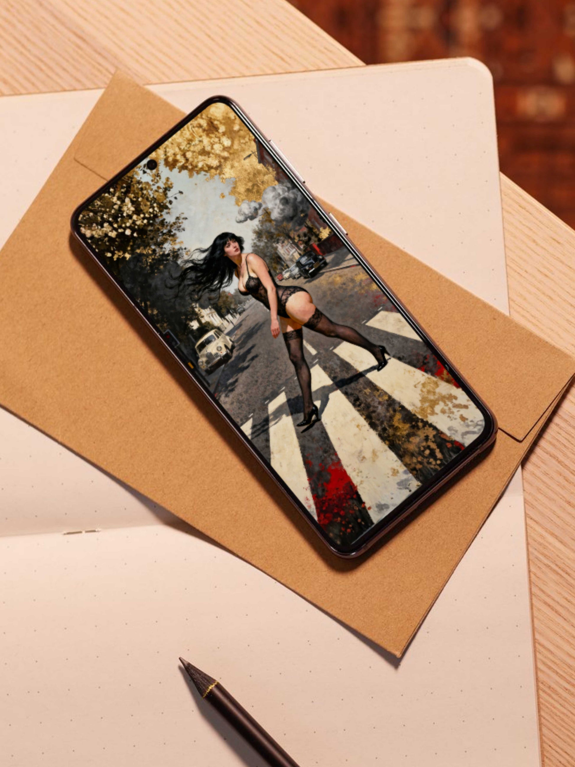 El paso prohibido, es un lienzo coleccionable de alta calidad. Arte de autor para implementar como fondo de pantalla o protector de pantalla de dispositivos móviles o tablets. Apple, Ipads, Android, iphone, iOs.
