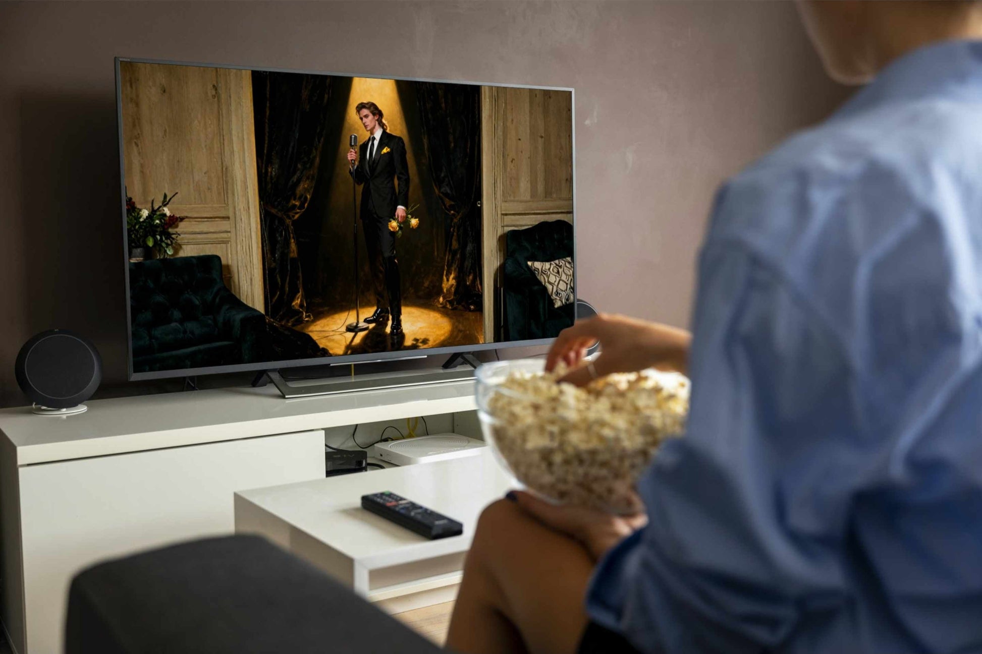 El caballero de las rosas, es un lienzo coleccionable de alta calidad. Arte de autor para implementar como fondo de pantalla o protector de pantalla de televisores inteligente, smart tv´s. Apple Tv, Android, iOs, LG, Sony, Panasonic, Samsung, Amazon Tv, Amazon Fire.
