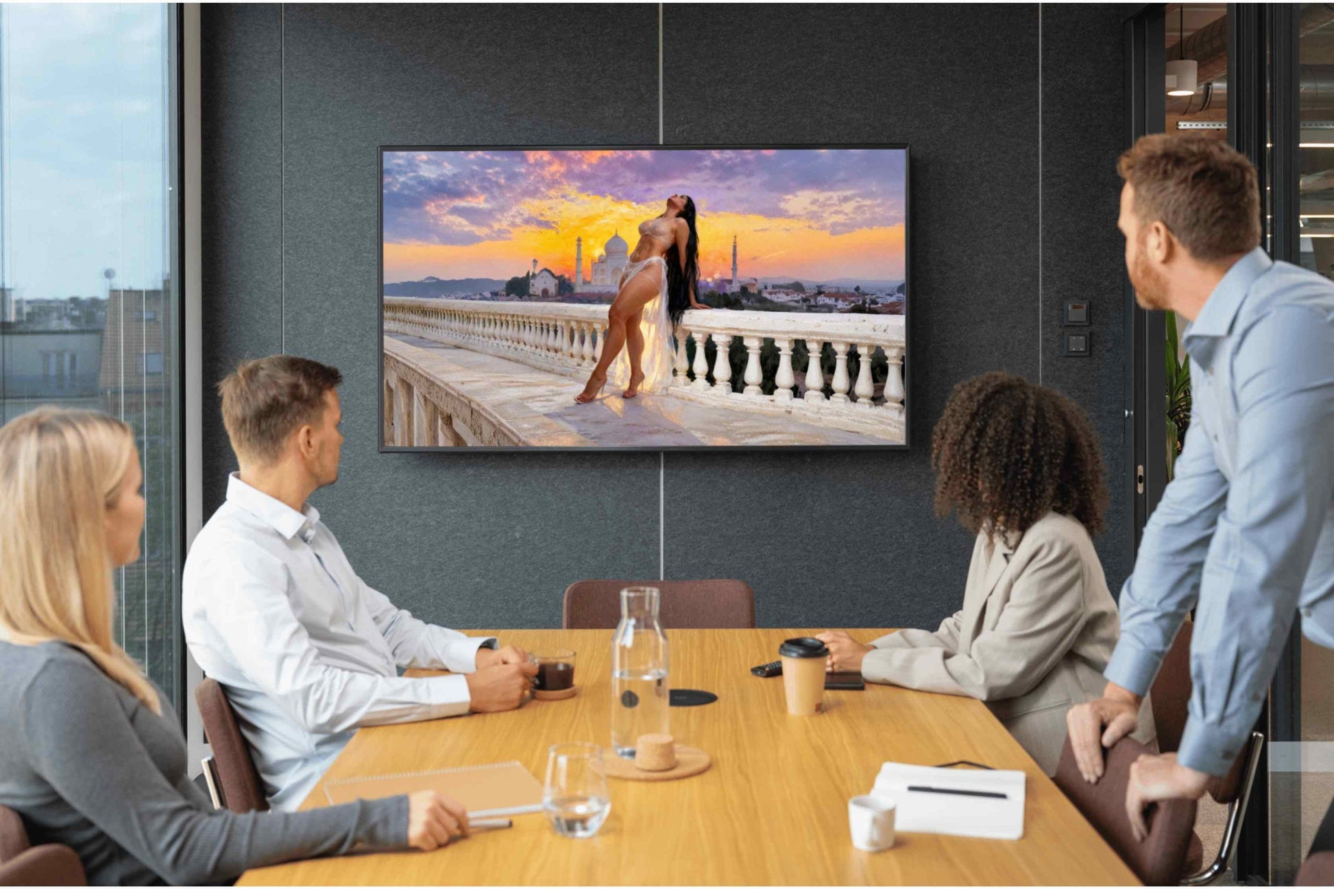 La contemplación, es un lienzo coleccionable de alta calidad. Arte de autor para implementar como fondo de pantalla o protector de pantalla de televisores inteligente, smart tv´s. Apple Tv, Android, iOs, LG, Sony, Panasonic, Samsung, Amazon Tv, Amazon Fire.