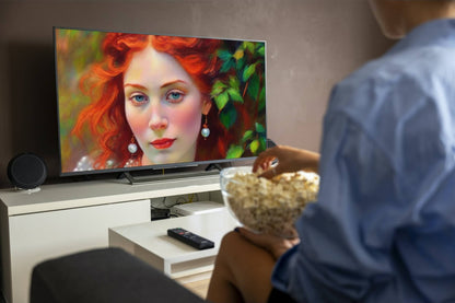 La dama de la hiedra. Aplicación como wallpaper en televisores inteligentes, smart tv´s.
