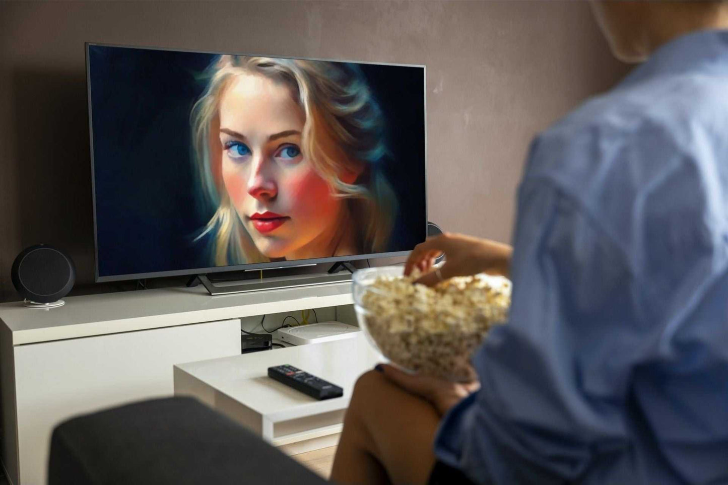 La Quietud. Obra, lienzo digital de calidad premium. Para aplicación como fondo de pantalla en televisiores inteligentes, smart tv´s. Calidad 4K.