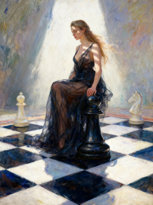 La Rendición de la Bruma, pieza artistica curada de alta gama. Alta densidad para imprimir y usar en espacios tipo salas y estudios. SANTOGRail Media.