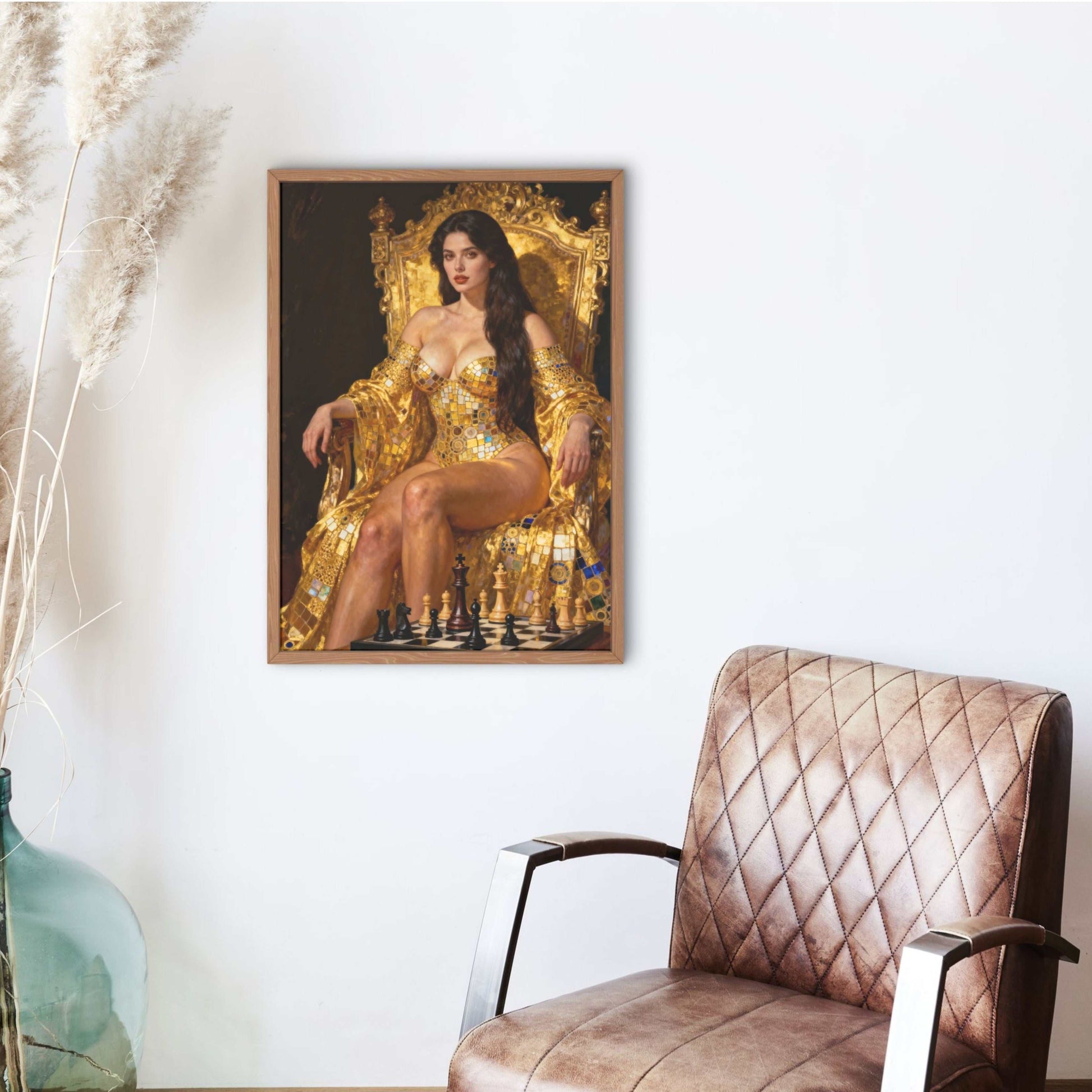 La Soberana del Tablero Áureo · Simbolismo