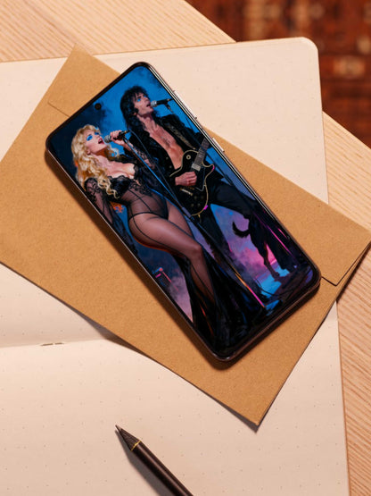 La voz y la bestia, es un lienzo coleccionable de alta calidad. Arte de autor para implementar como fondo de pantalla o protector de pantalla de dispositivos móviles o tablets. Apple, Ipads, Android, iphone, iOs.
