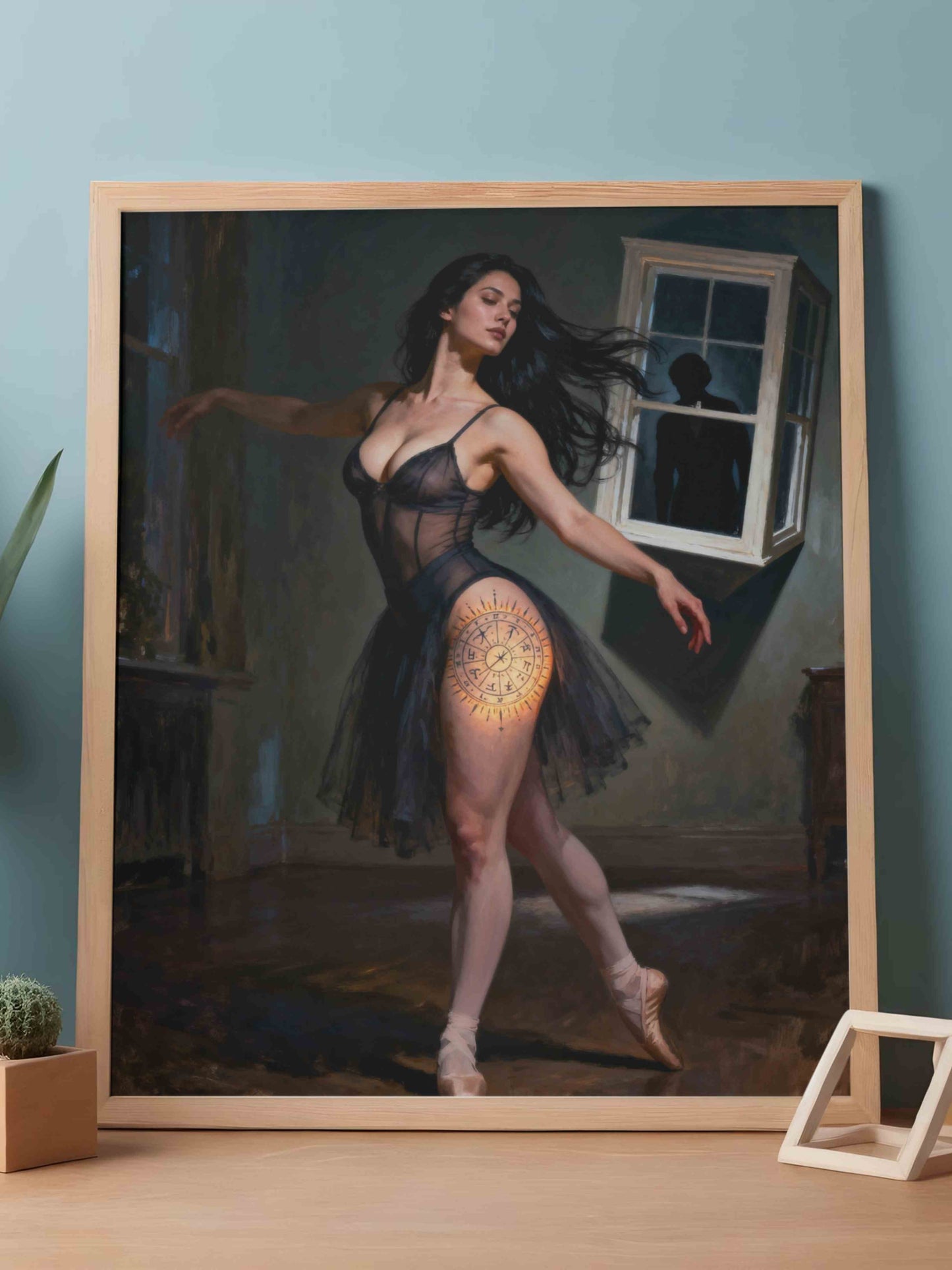 La constelación voyeur, es un lienzo coleccionable de alta calidad para imprimir. Lienzo digital para enmarcar y adornar salas o estudios en paredes blancas. Pieza de colección. Arte de autor.