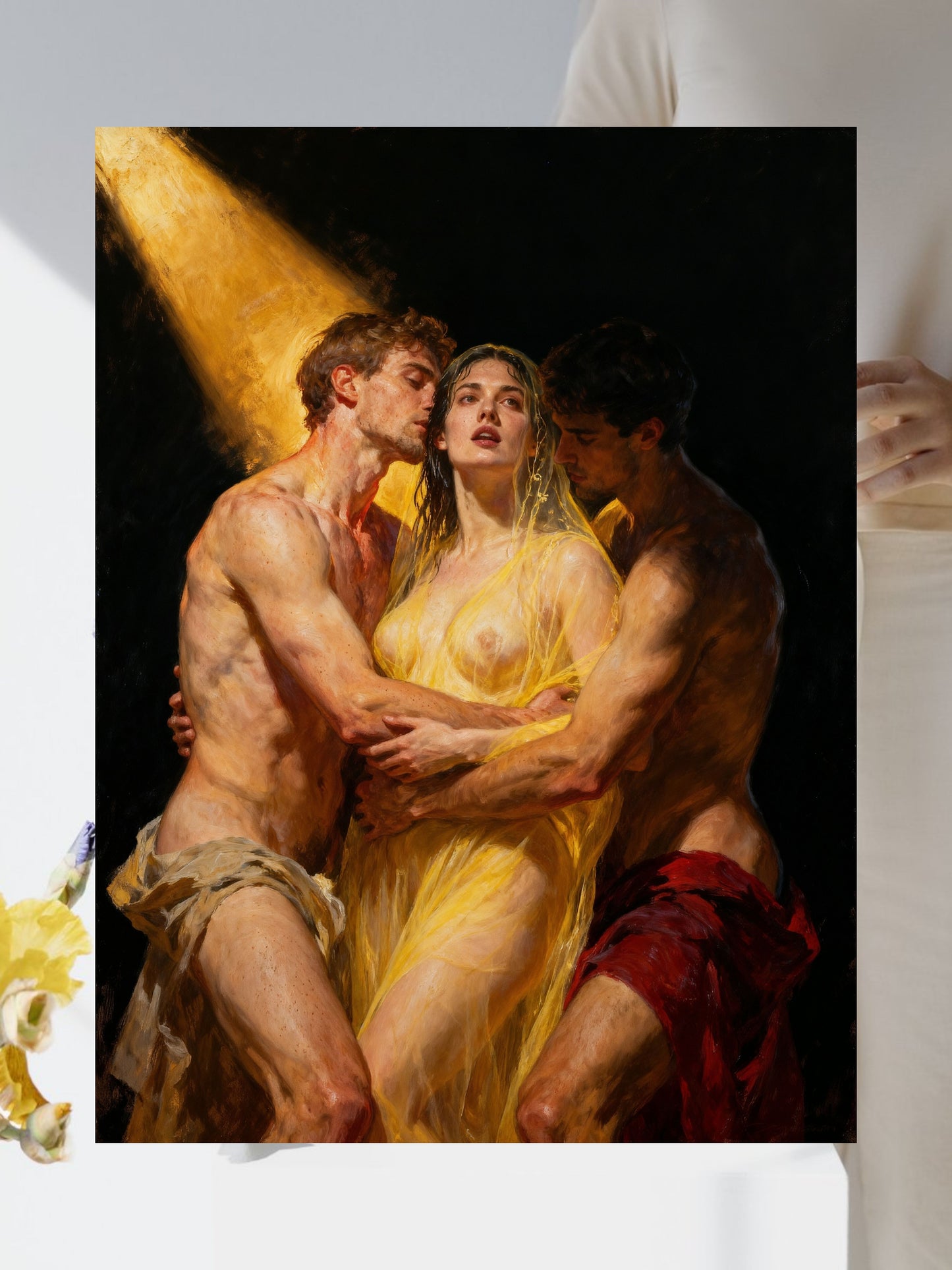 Love, es un lienzo coleccionable de alta calidad para imprimir. Lienzo digital para enmarcar y adornar salas o estudios en paredes blancas. Pieza de colección. Arte de autor.