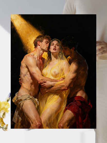 Love, es un lienzo coleccionable de alta calidad para imprimir. Lienzo digital para enmarcar y adornar salas o estudios en paredes blancas. Pieza de colección. Arte de autor.
