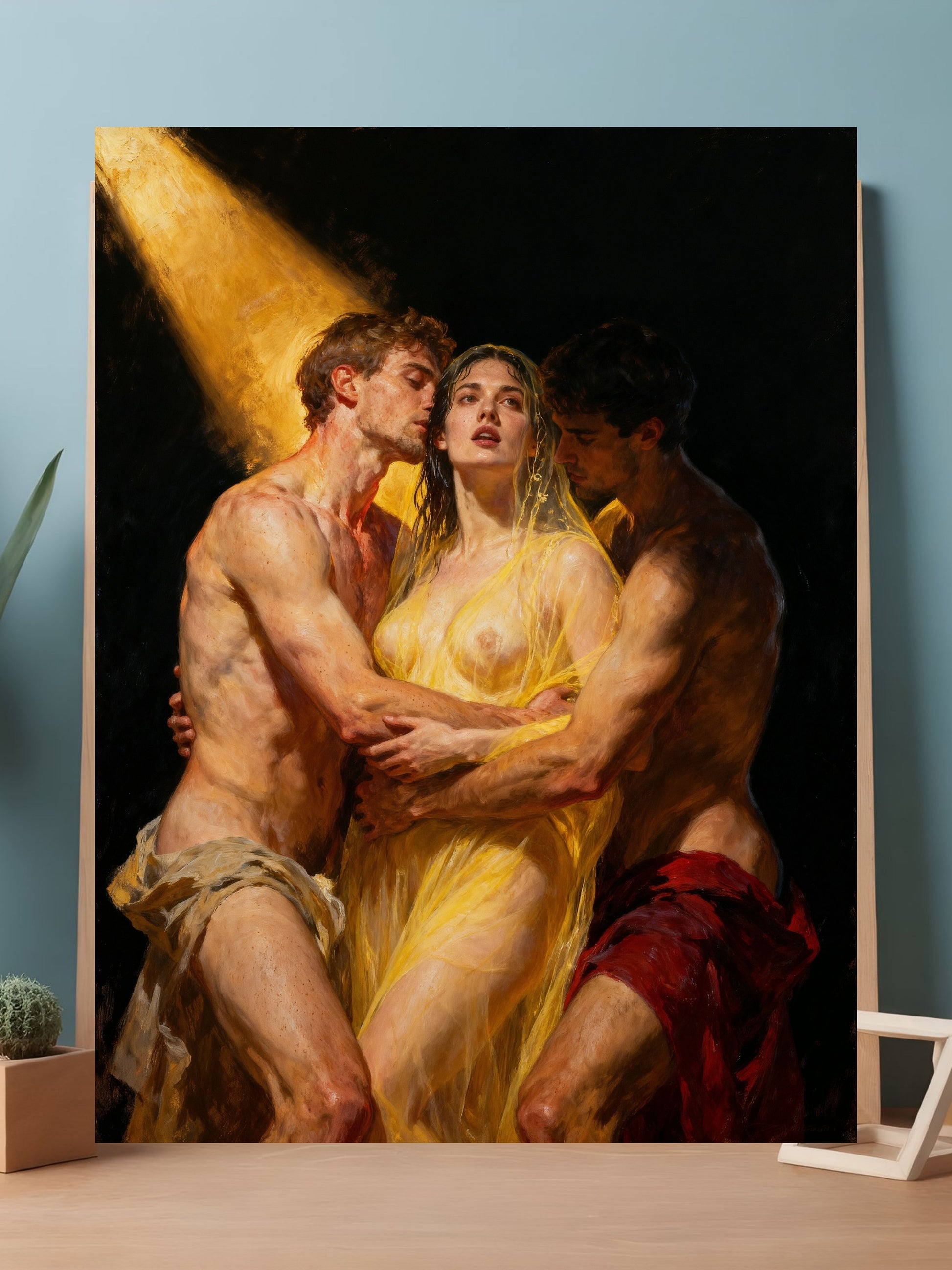 Love, es un lienzo coleccionable de alta calidad para imprimir. Lienzo digital para enmarcar y adornar salas o estudios en paredes blancas. Pieza de colección. Arte de autor.