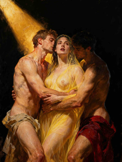 Love, es un lienzo coleccionable de alta calidad para imprimir. Lienzo digital para enmarcar y adornar salas o estudios en paredes blancas. Pieza de colección. Arte de autor.