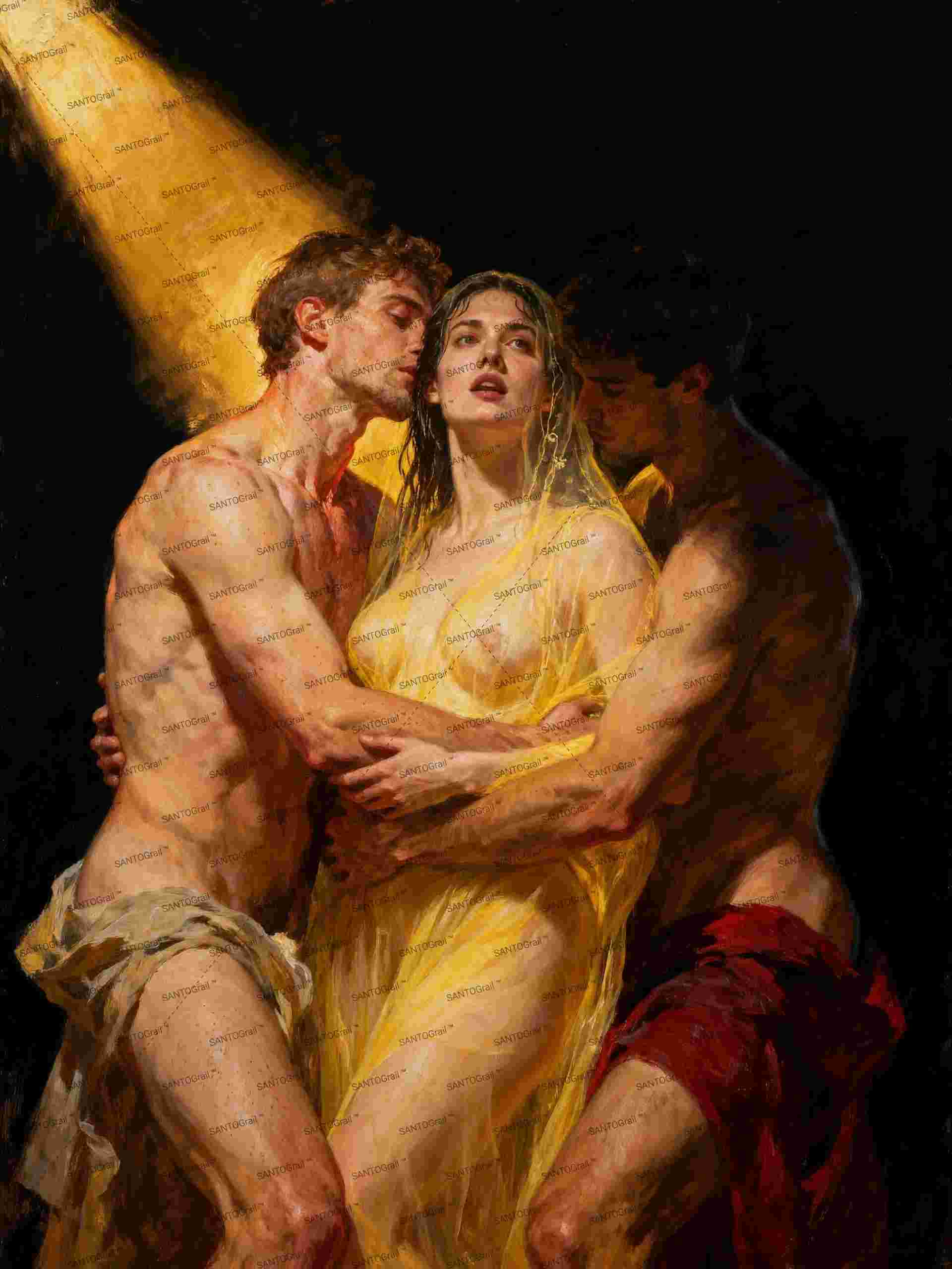 Love, es un lienzo coleccionable de alta calidad para imprimir. Lienzo digital para enmarcar y adornar salas o estudios en paredes blancas. Pieza de colección. Arte de autor.