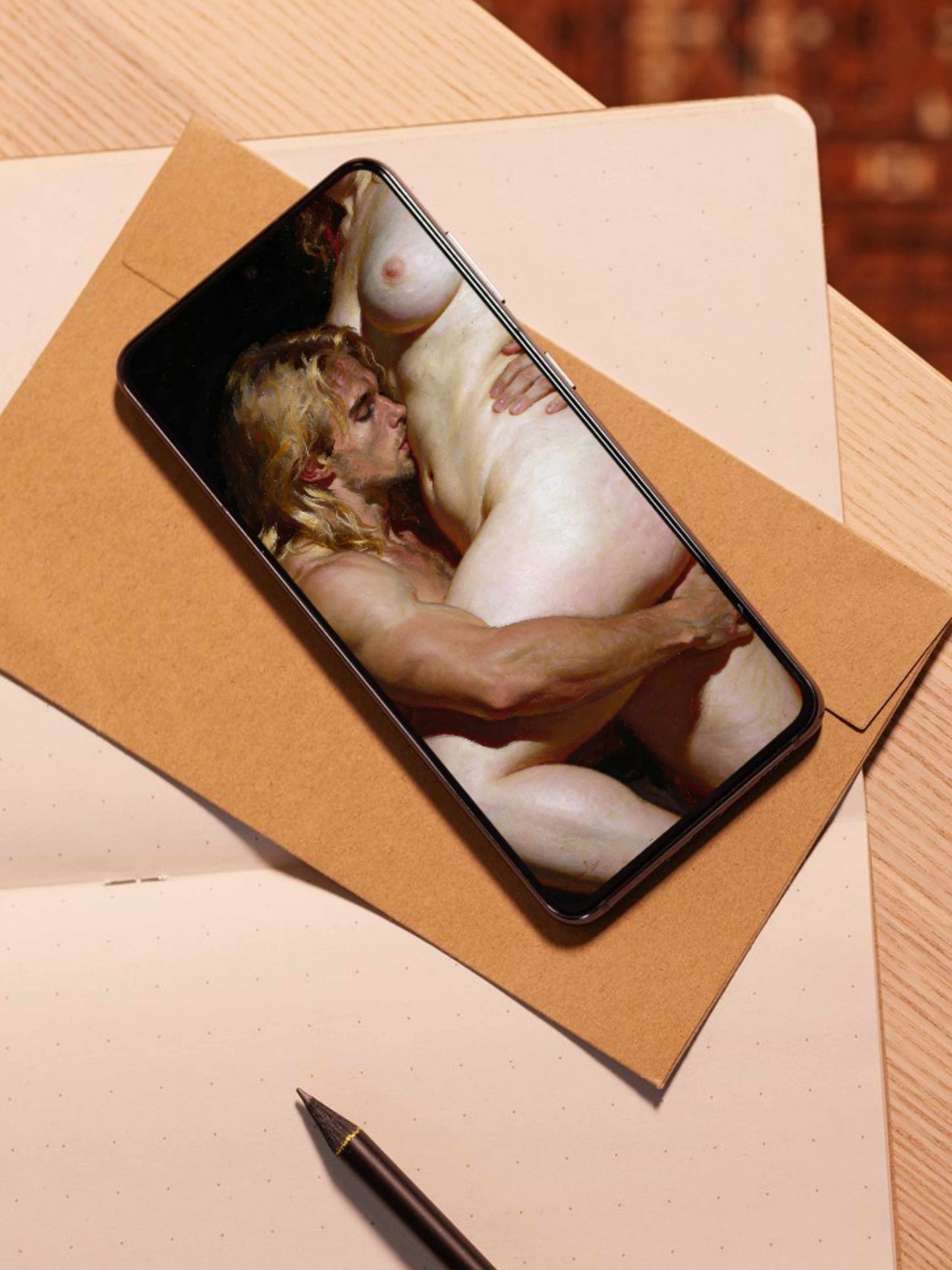 Veneración, es un lienzo coleccionable de alta calidad. Arte de autor para implementar como fondo de pantalla o protector de pantalla de dispositivos móviles o tablets. Apple, Ipads, Android, iphone, iOs.