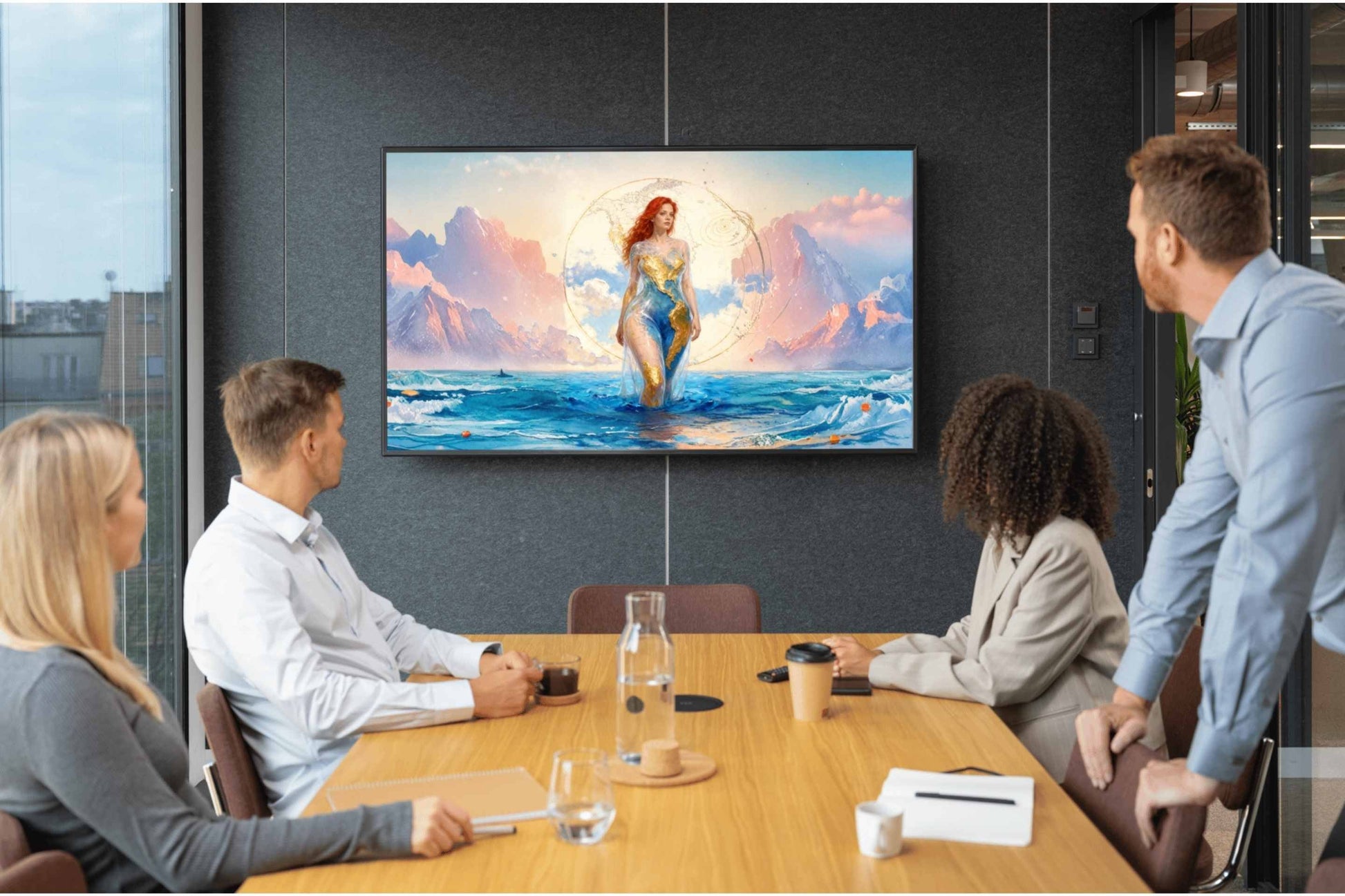 Viaje, es un lienzo coleccionable de alta calidad. Arte de autor para implementar como fondo de pantalla o protector de pantalla de televisores inteligente, smart tv´s. Apple Tv, Android, iOs, LG, Sony, Panasonic, Samsung, Amazon Tv, Amazon Fire.