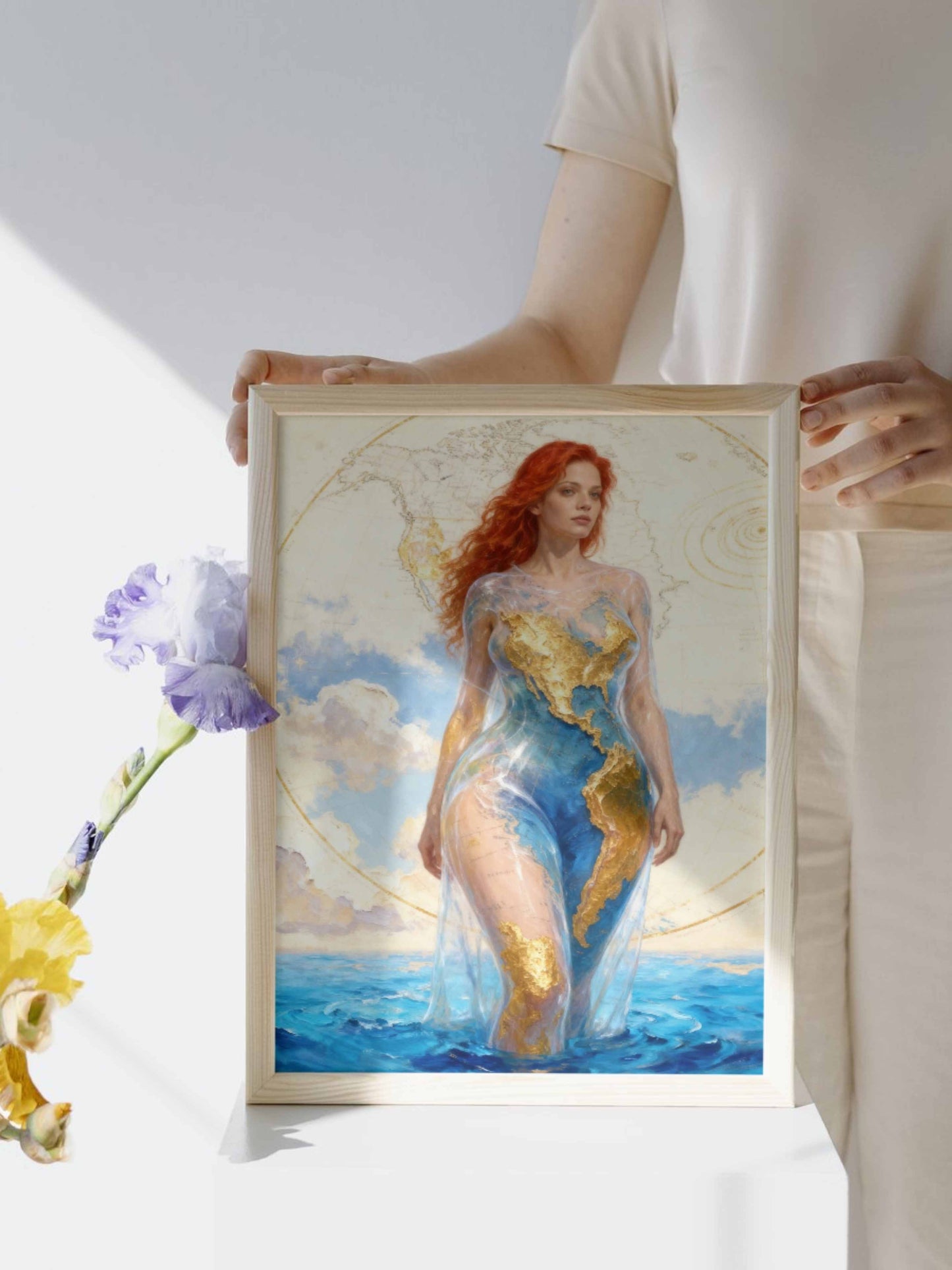 Viaje, es un lienzo coleccionable de alta calidad para imprimir. Lienzo digital para enmarcar y adornar salas o estudios en paredes blancas. Pieza de colección. Arte de autor.