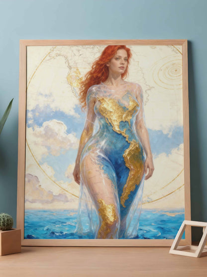 Viaje, es un lienzo coleccionable de alta calidad para imprimir. Lienzo digital para enmarcar y adornar salas o estudios en paredes blancas. Pieza de colección. Arte de autor.