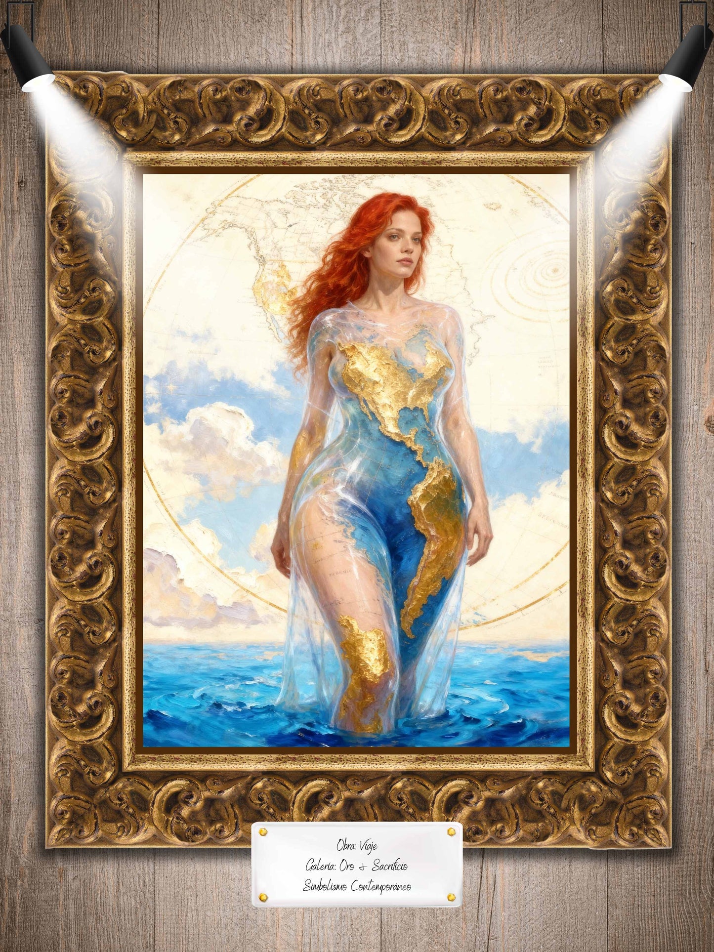 Viaje, es un lienzo coleccionable de alta calidad para imprimir. Lienzo digital para enmarcar y adornar salas o estudios en paredes blancas. Pieza de colección. Arte de autor.